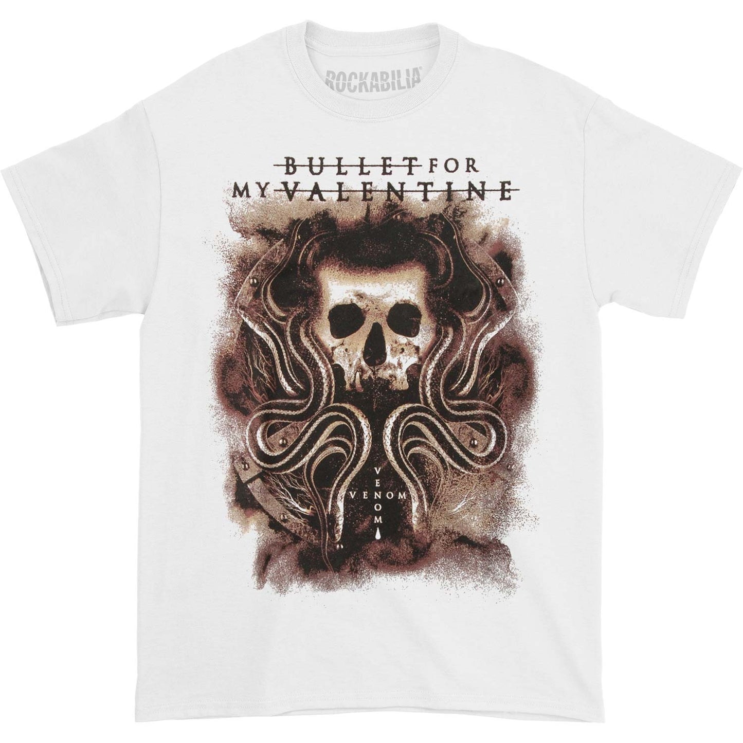 Bullet For My Valentine Snakes & Skull T-shirt