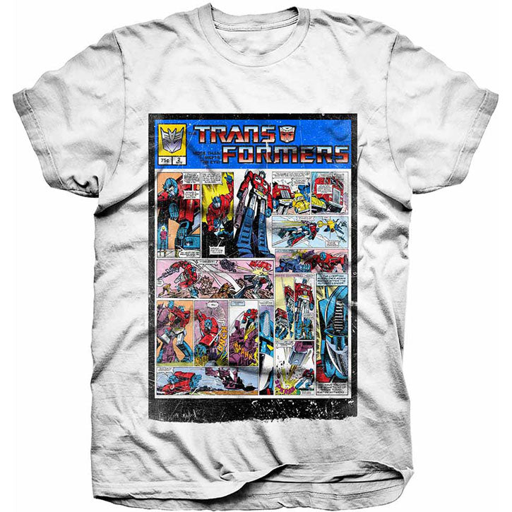 Transformers Comic Strip T-shirt