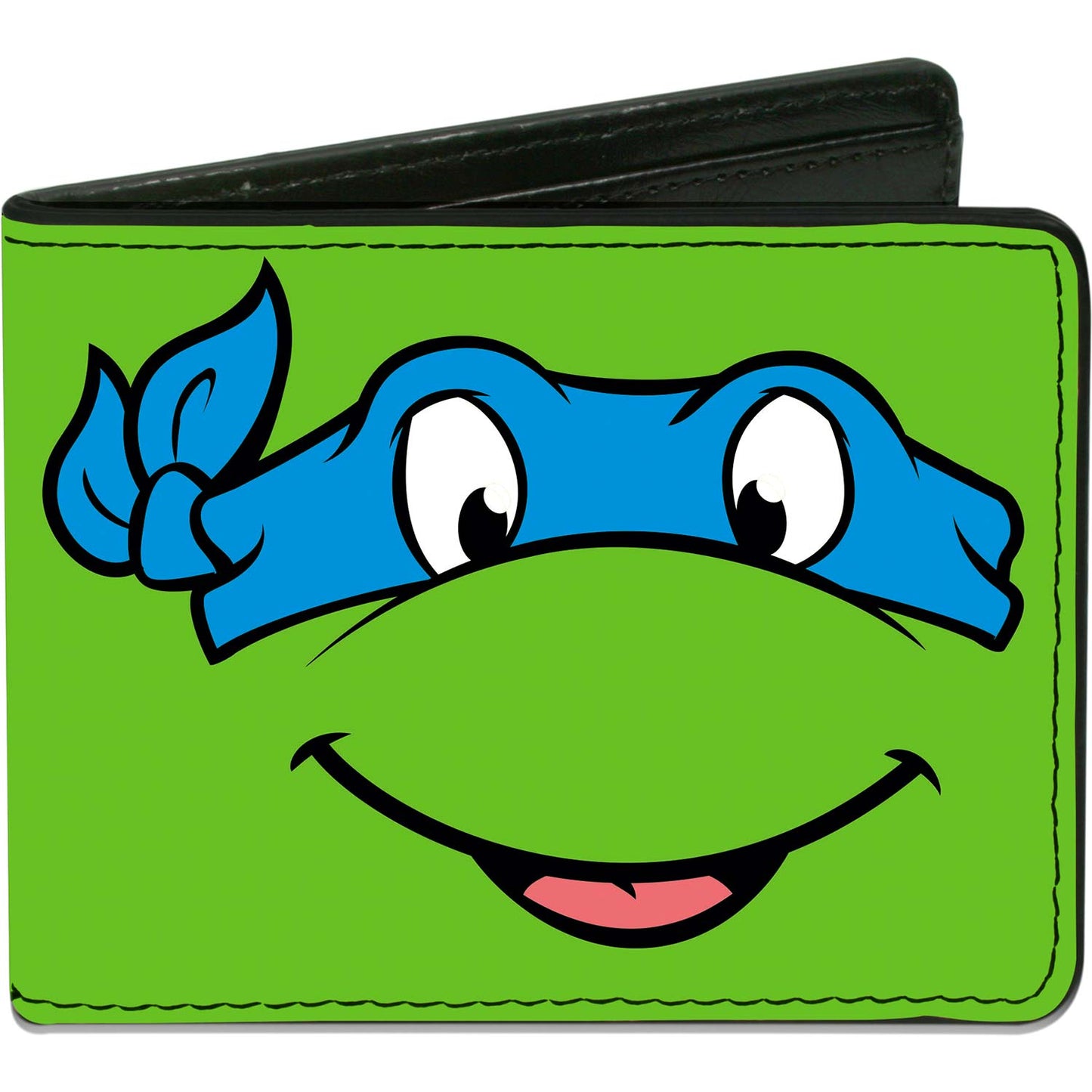 Classic Leonardo Face Close Up Green/Blue Bi-Fold