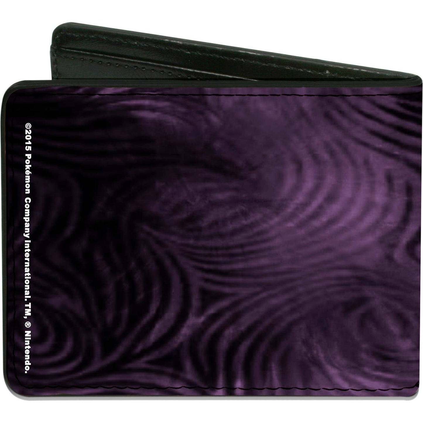 Gengar Pose/Swirl Black/Purples Bi-Fold
