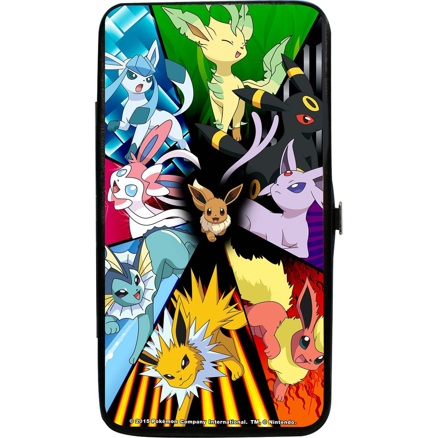 Eevee Center Evolution Pok�mon Panels Girls Wallet