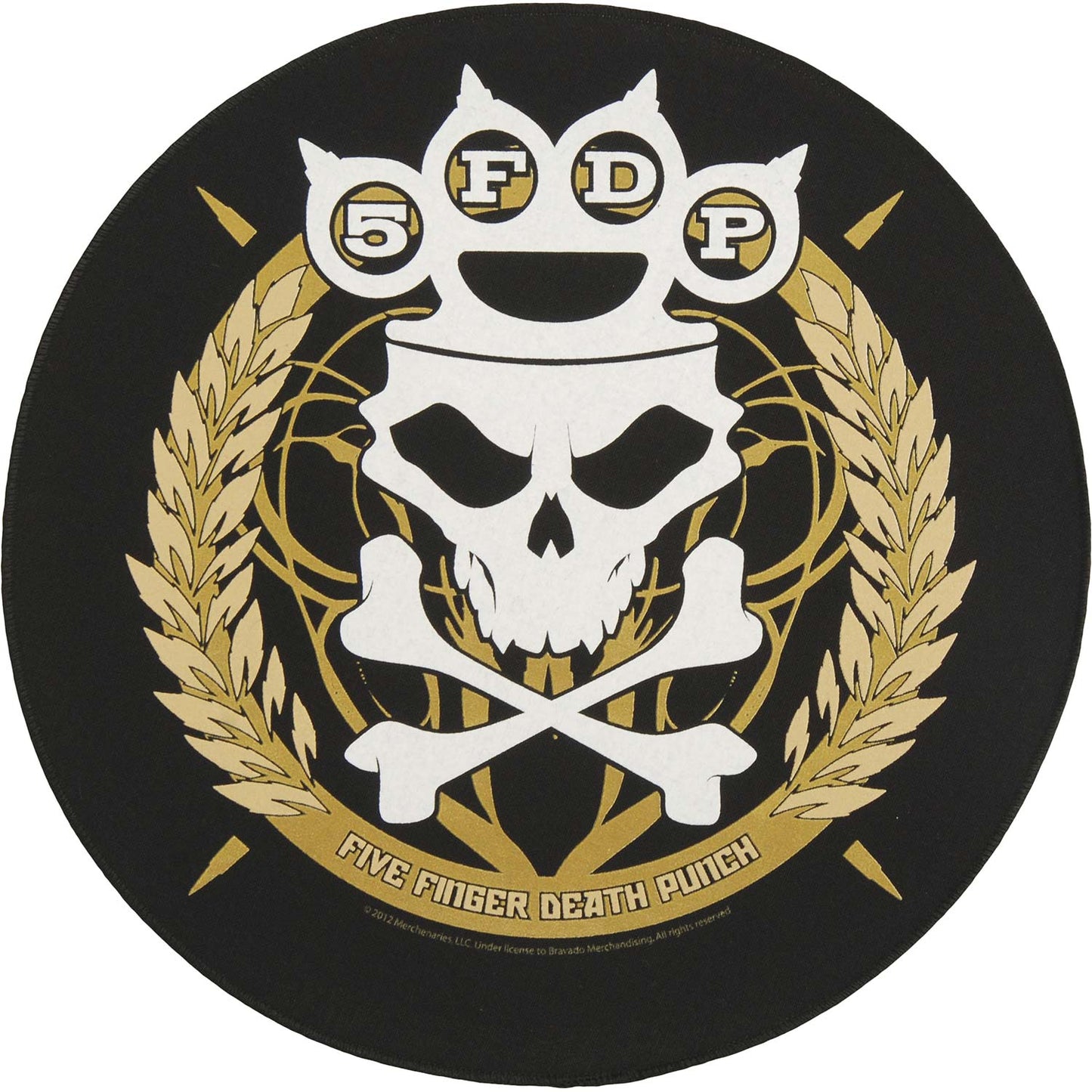 Five Finger Death Punch Knuckle Crown Back Patch