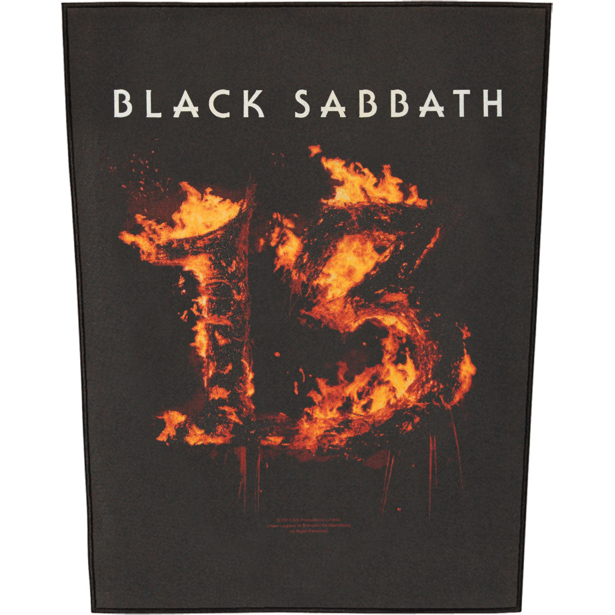 Black Sabbath 13 Back Patch