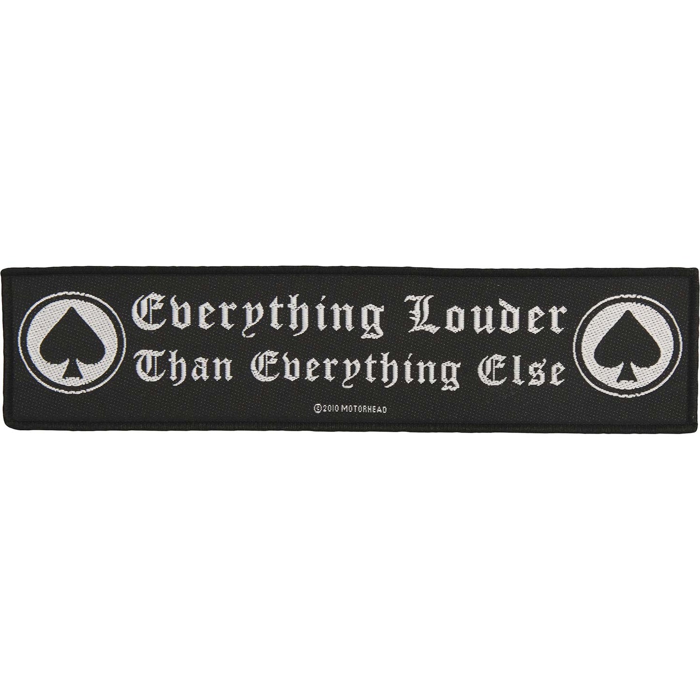Motorhead Everything Louder Woven Jumbo Patch