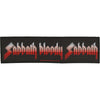 Sabbath Bloody Sabbath Woven Jumbo Patch