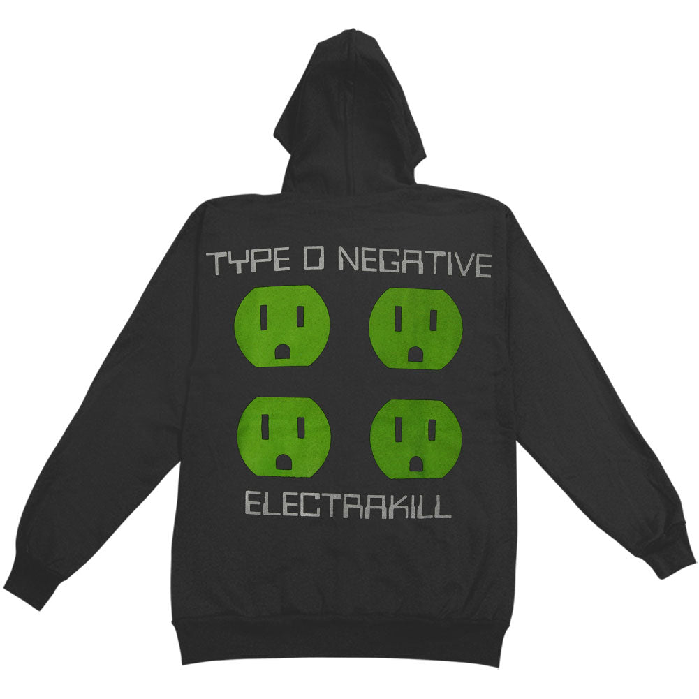 Type O Negative Electrakill Zippered Hooded Sweatshirt