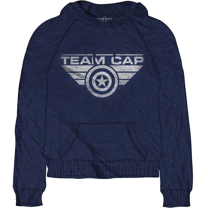 Captain America Team Cap Hooded Sweatshirt