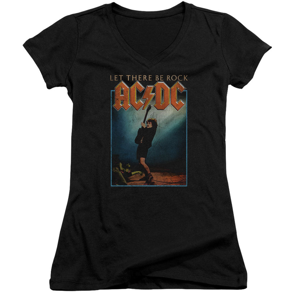 Let There Be Rock Cap Sleeve Junior Top