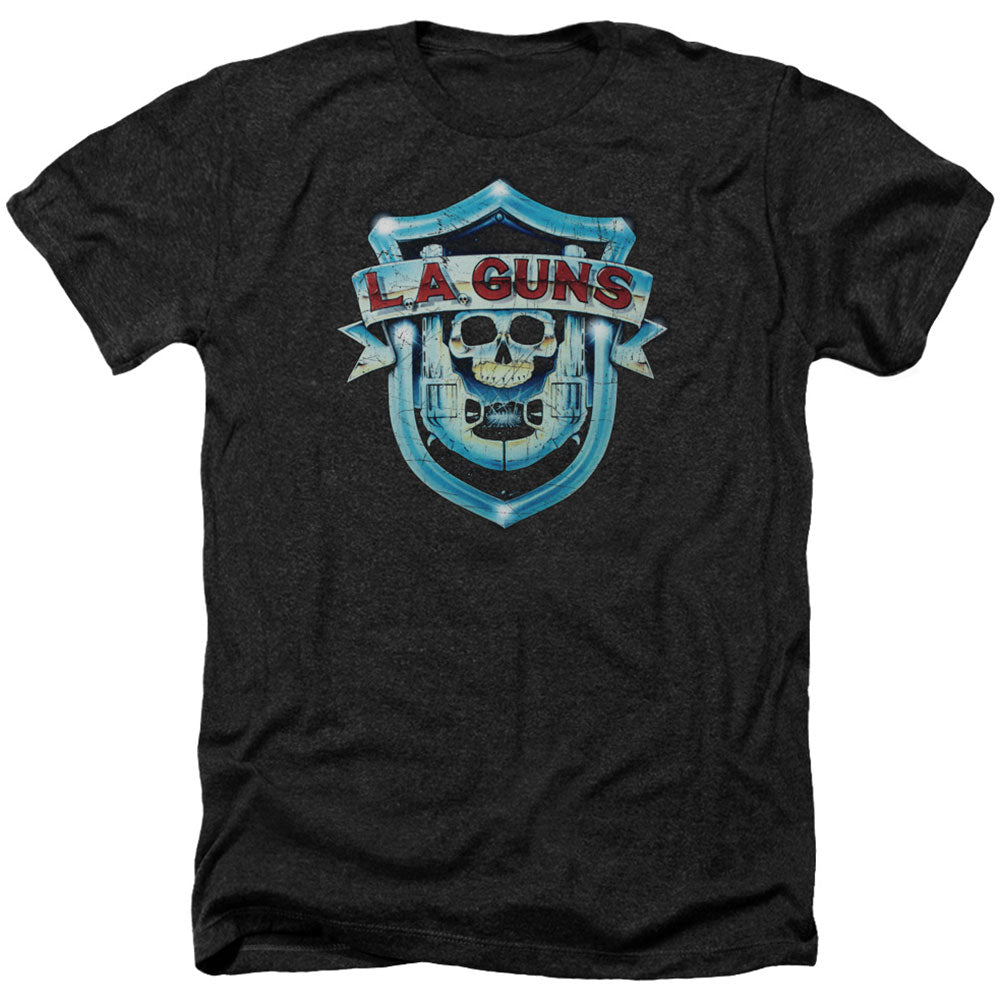 La Guns La Guns Shield Adult Heather 40% Poly T-shirt