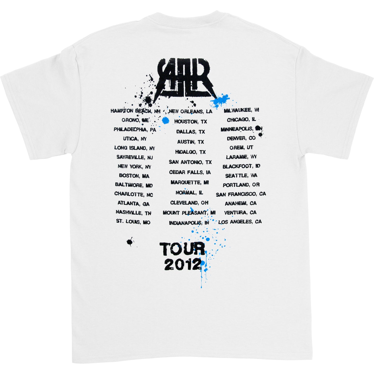 Splatter 2012 Tour T-shirt