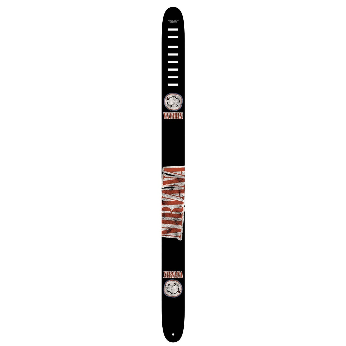 Nirvana Smiley Face Guitar Strap