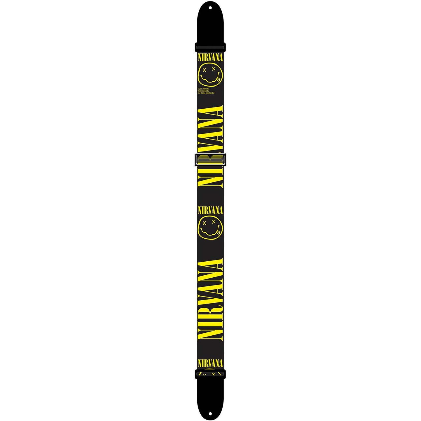 Nirvana Smiley Faces Guitar Strap