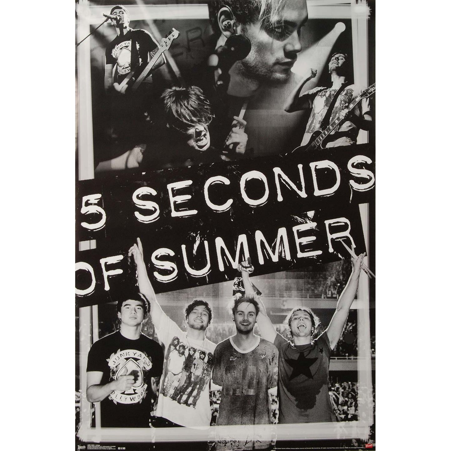 5 Seconds Of Summer Collage Domestic Poster