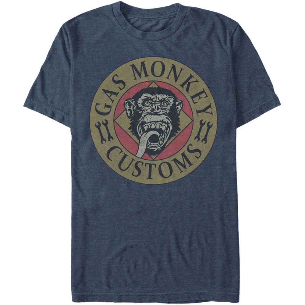 Gas Monkey Wrenched Lick - Heather T-shirt