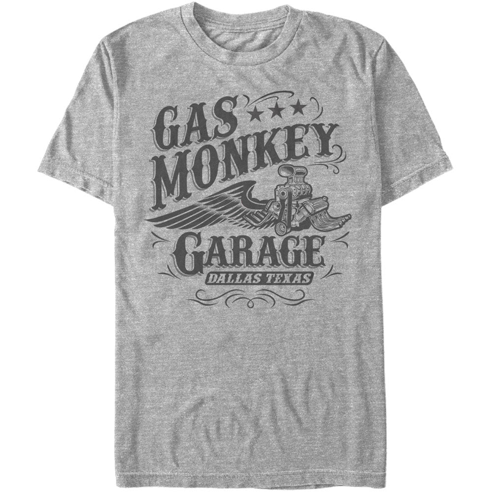 Gas Monkey Flying Eight - Heather T-shirt
