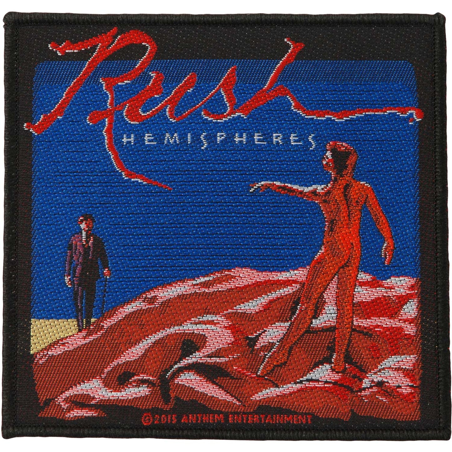 Hemispheres Woven Patch