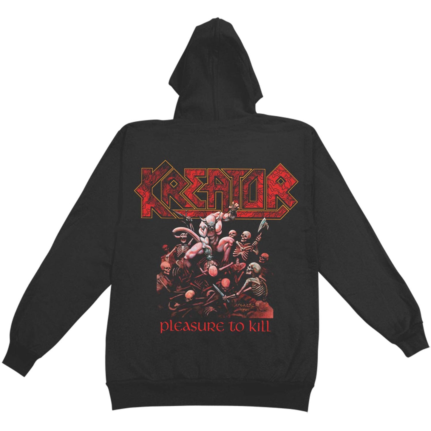 Kreator Pleasure To Kill Zippered Hooded Sweatshirt