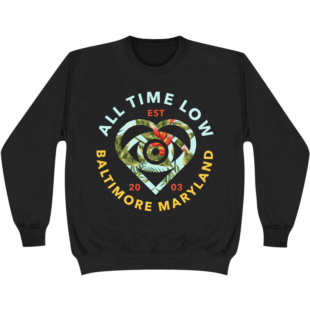 All Time Low Vacation Heart Sweatshirt