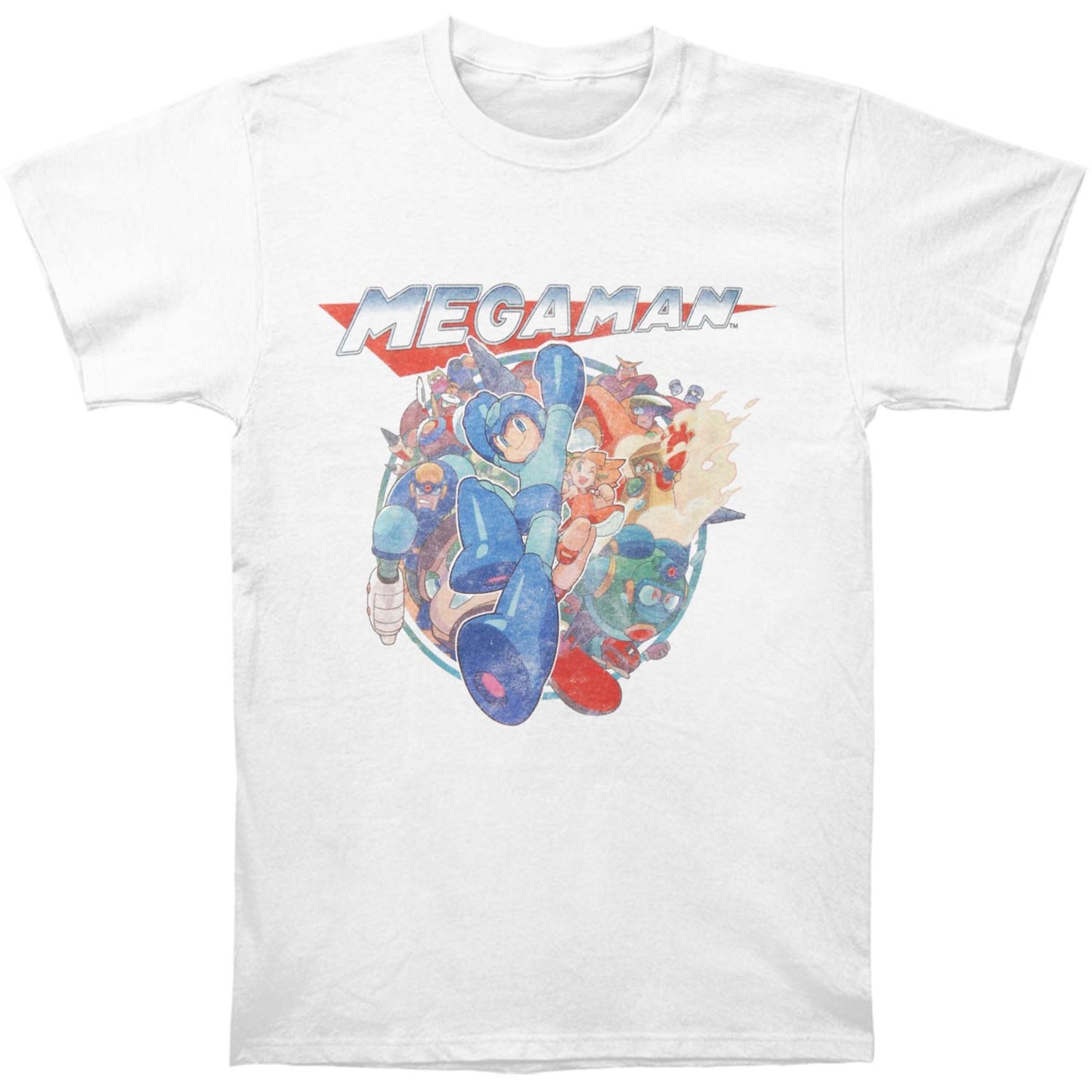 Mega Man Mega Man Mega Friends Slim Fit T-shirt