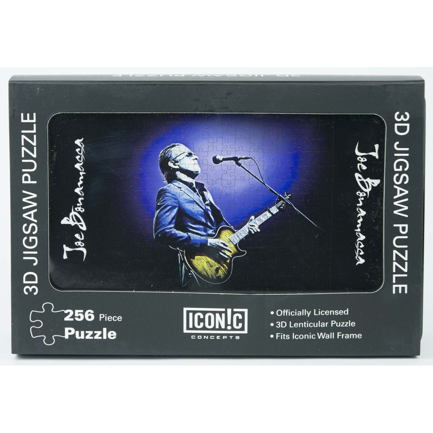 Gold Guitar Blue Jacket 3D Puzzle Puzzle