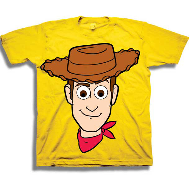 Big Face Woody Childrens T-shirt