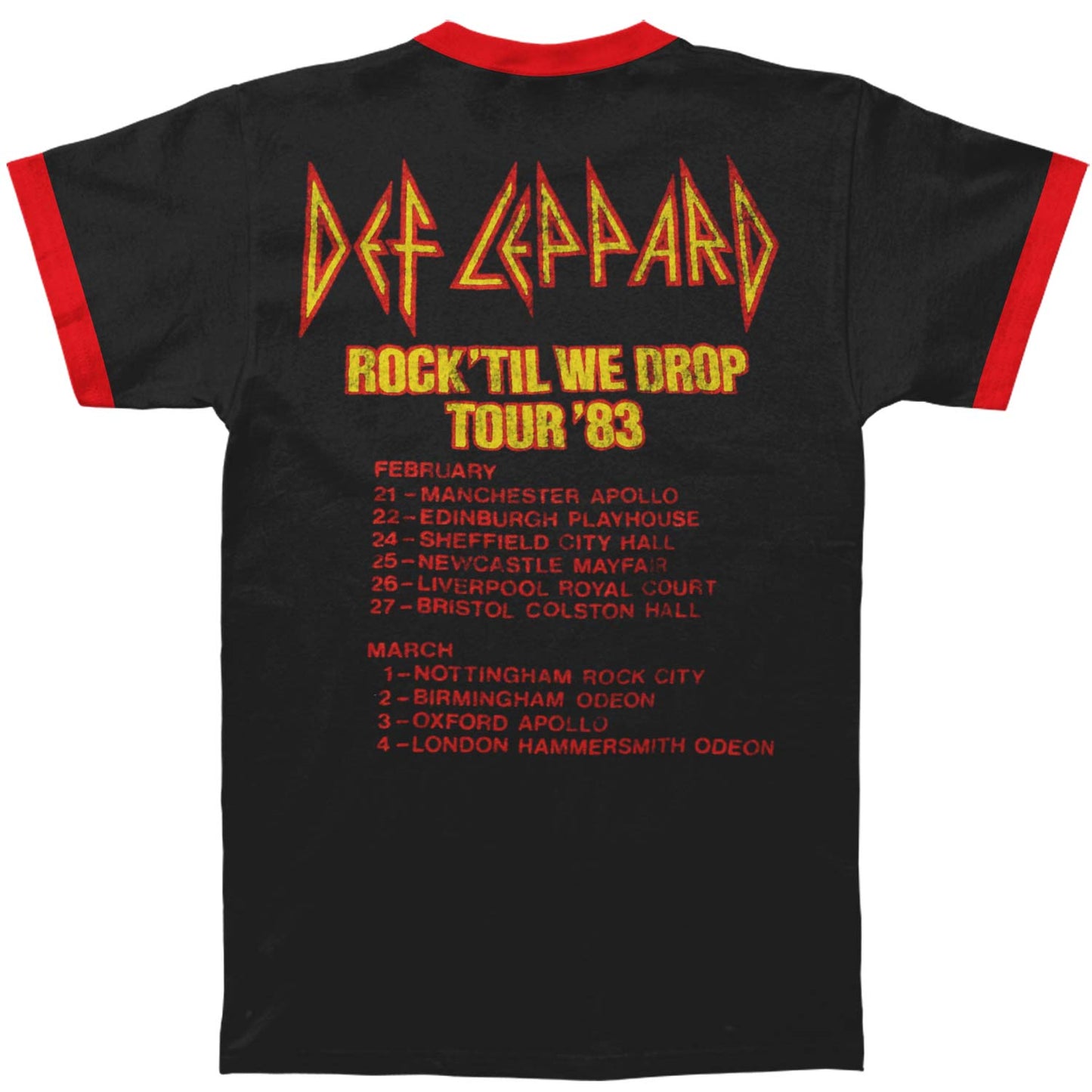 Pyromania Mens Ringer T Slim Fit T-shirt