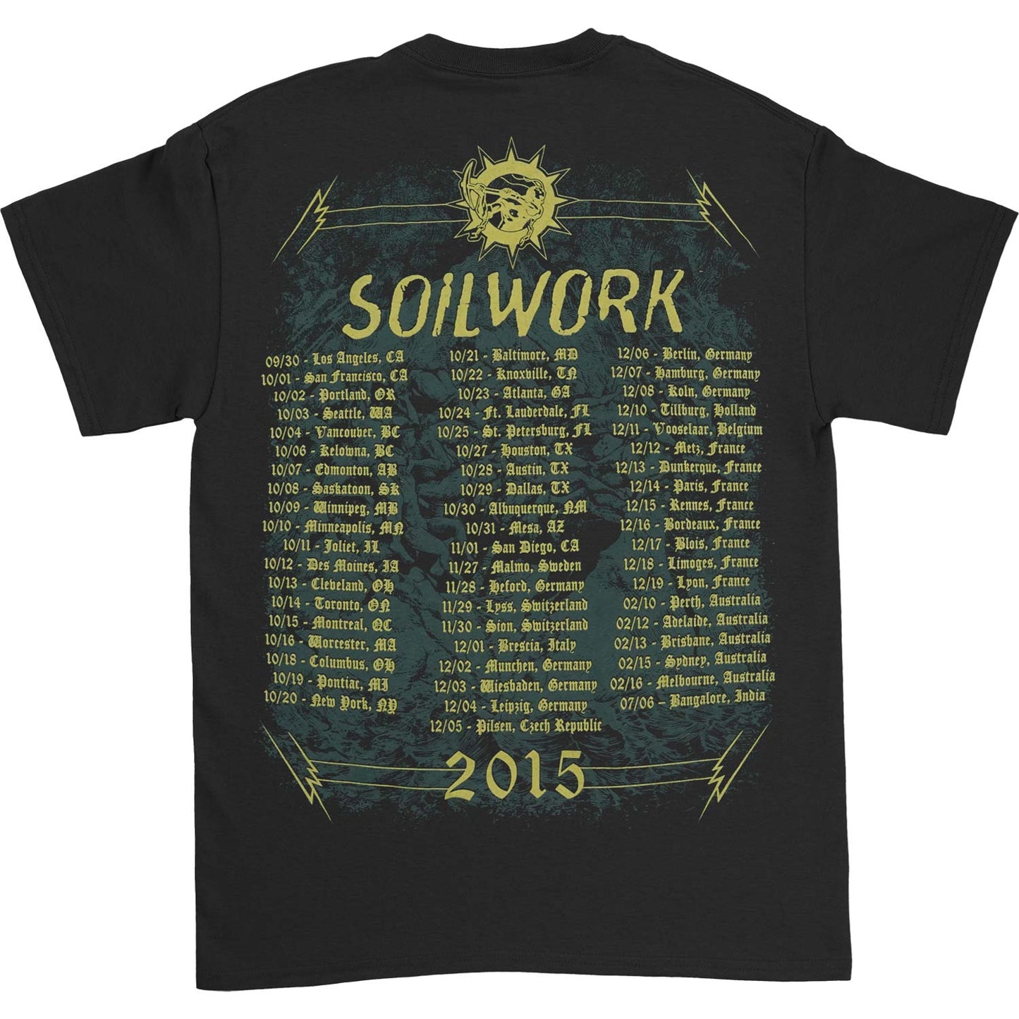Soilwork Skull & Leaves T-shirt