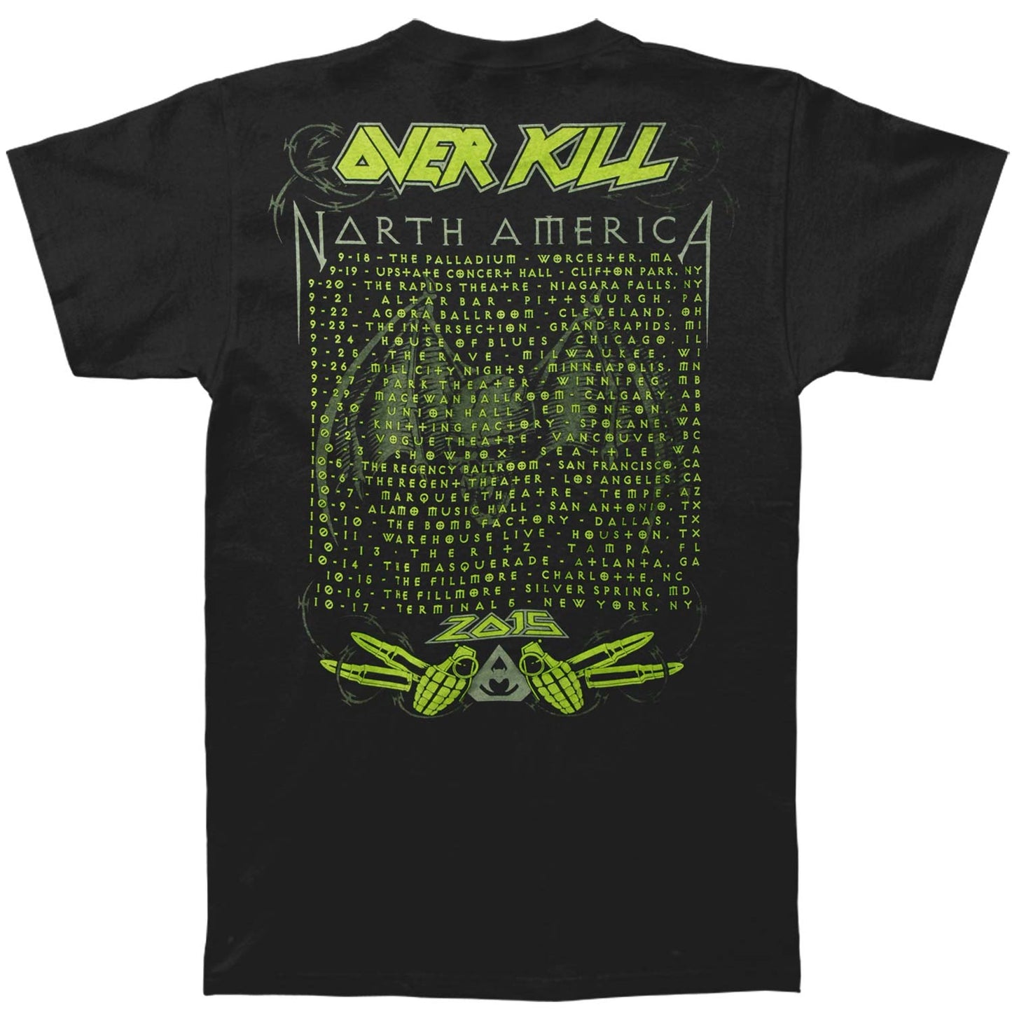 Overkill NYC 2015 T-shirt