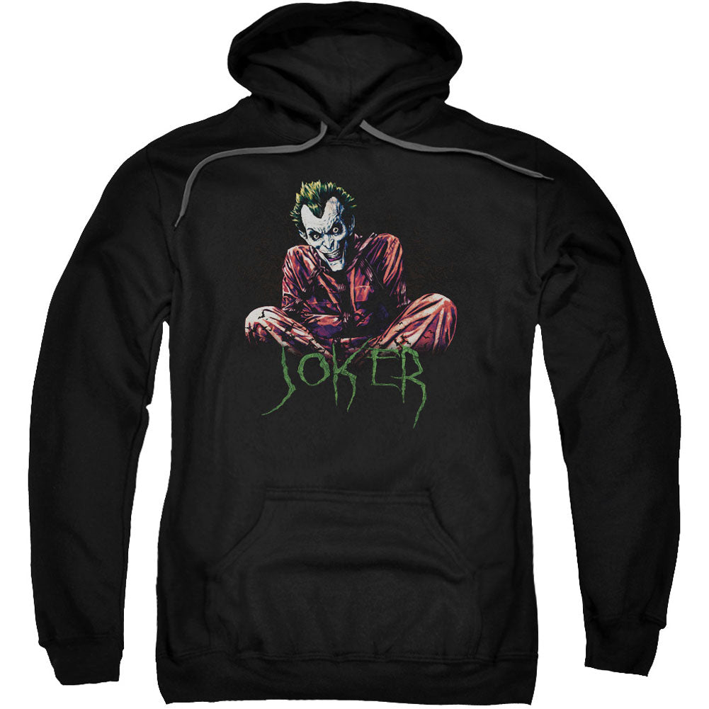 Batman Straight Jacket Adult 25% Poly Hooded Sweatshirt