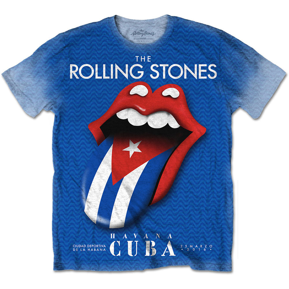 Rolling Stones Havana Cuba (Sublimation Print) Sublimation T-shirt
