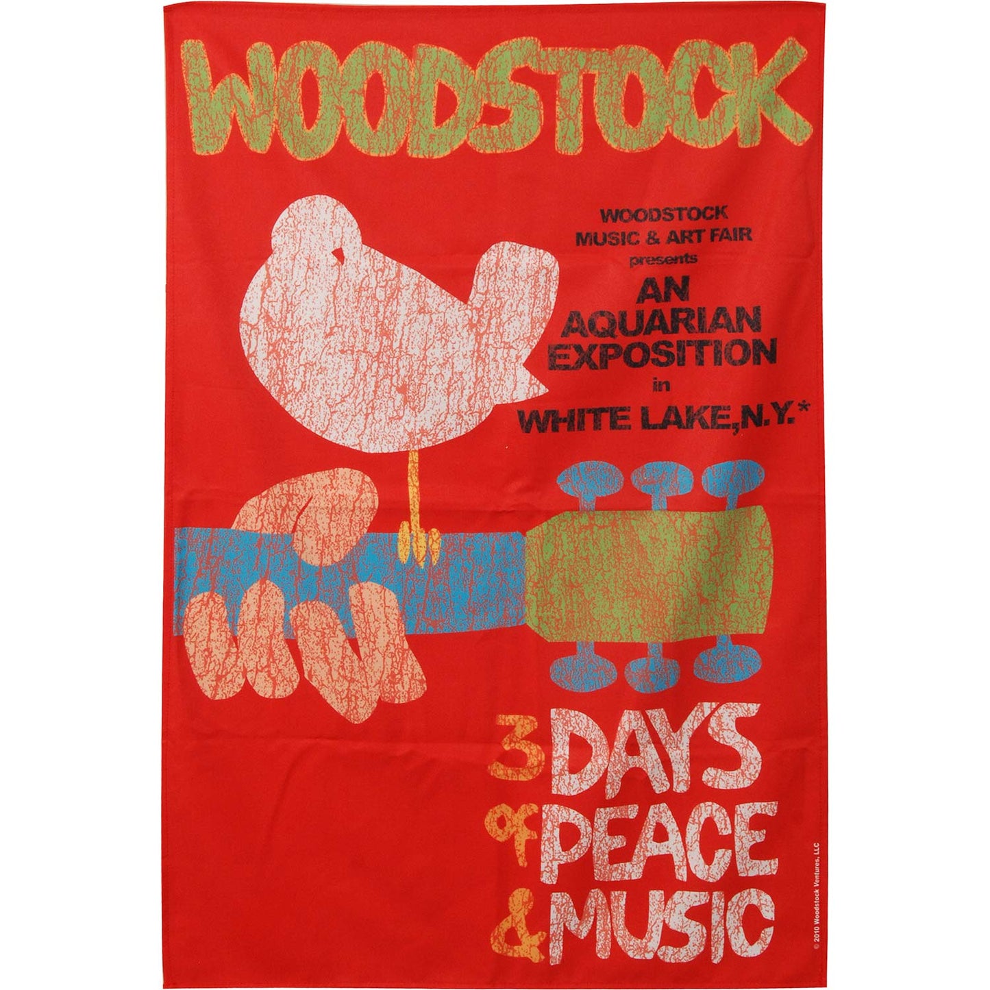 Woodstock Classic Vintage Poster Poster Flag