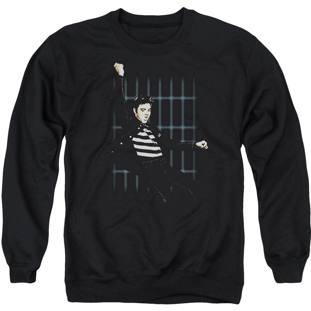 Elvis Presley Blue Bars Adult Sweatshirt