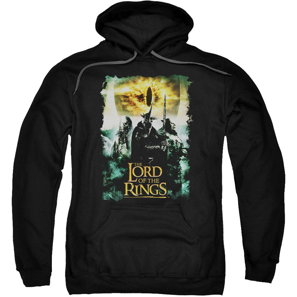 Lord Of The Rings Villain Group Adult 25% Poly Hooded Sweatshirt
