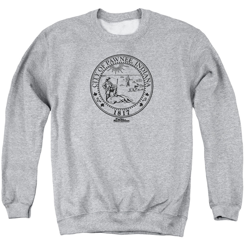 Parks And Recreation Pawnee Seal Adult Sweatshirt