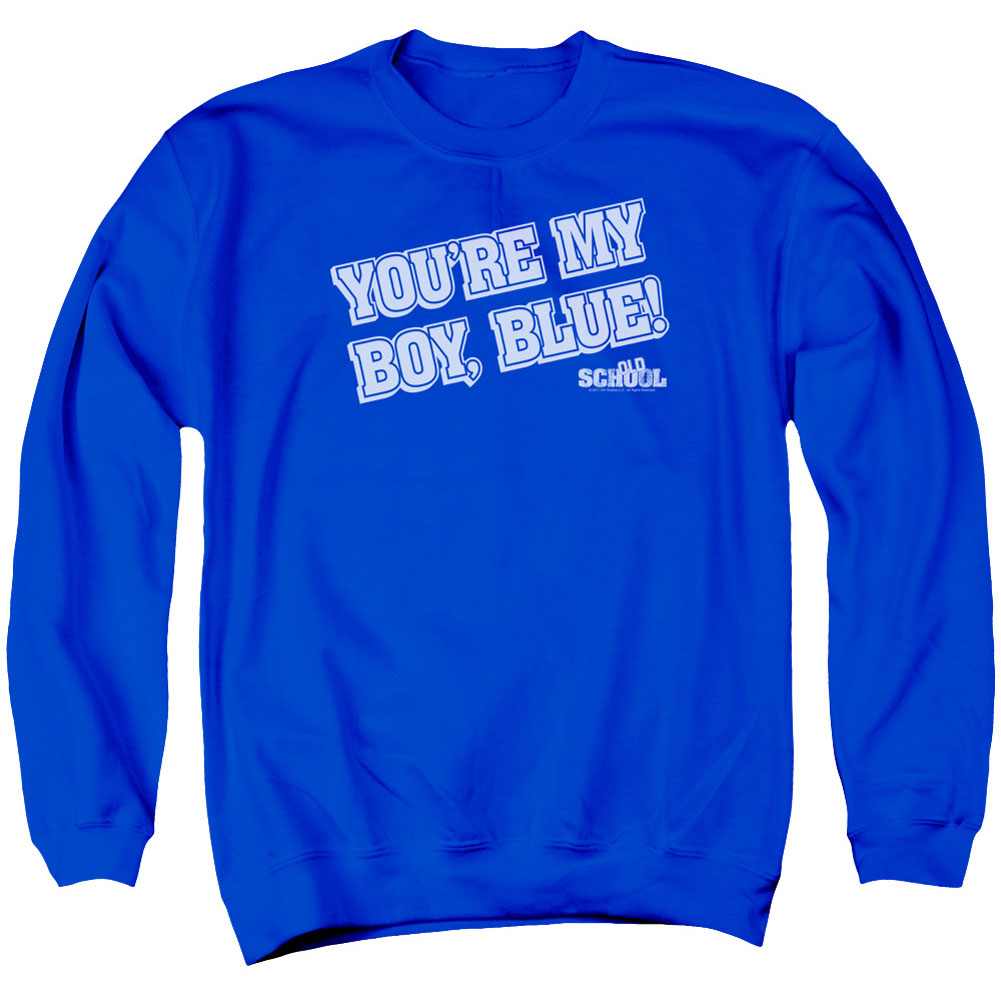 Old School My Boy Blue Adult Sweatshirt