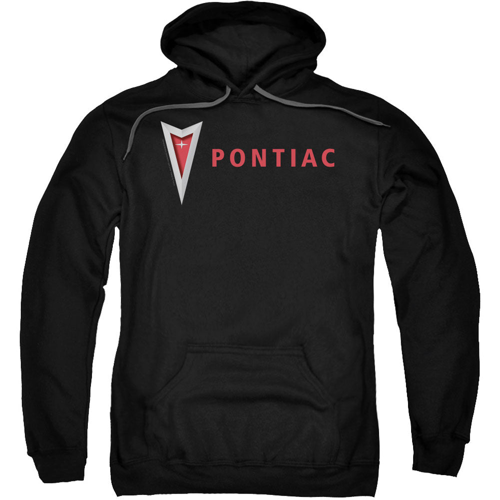 Pontiac Modern Pontiac Arrowhead Adult 25% Poly Hooded Sweatshirt