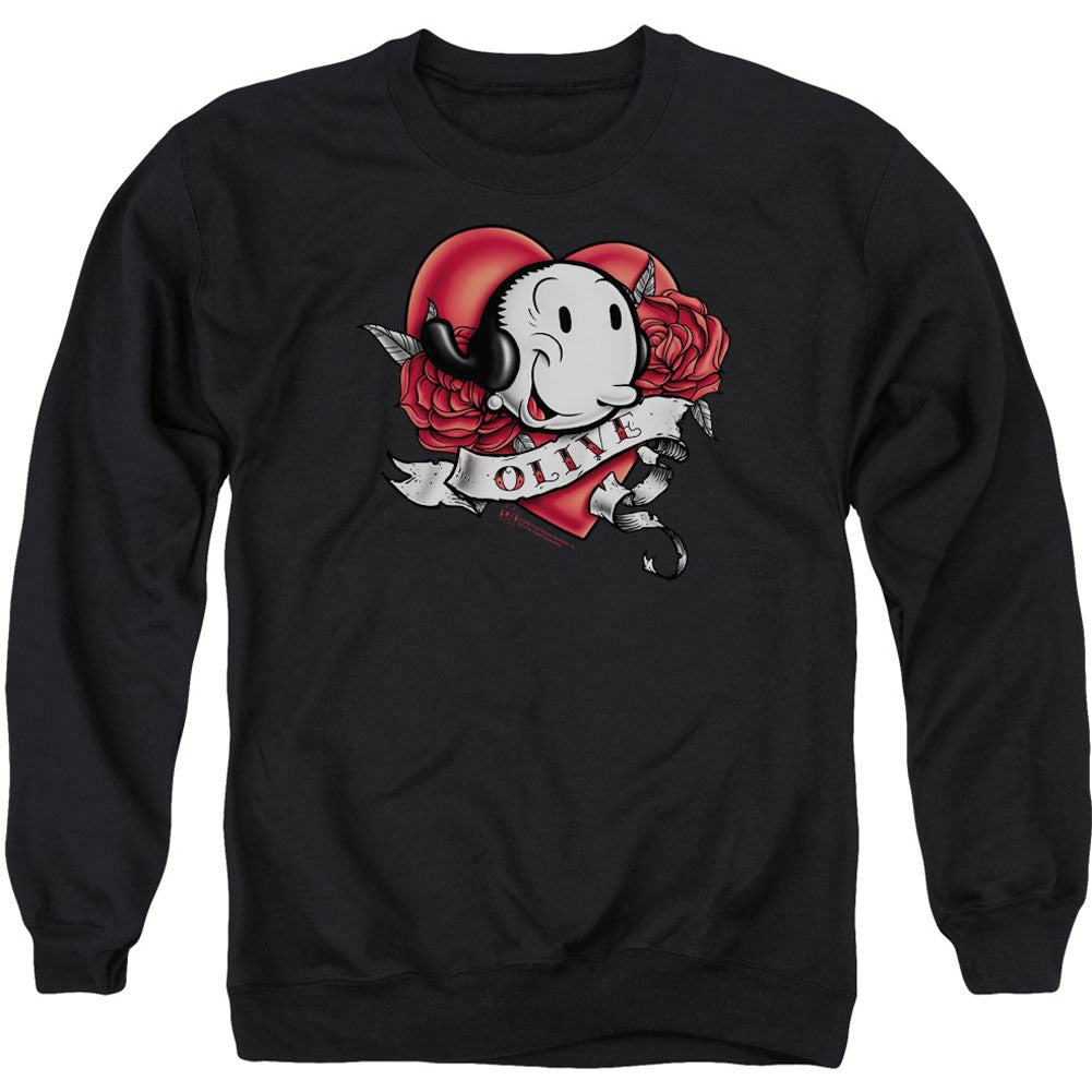 Popeye Olive Tattoo Adult Sweatshirt