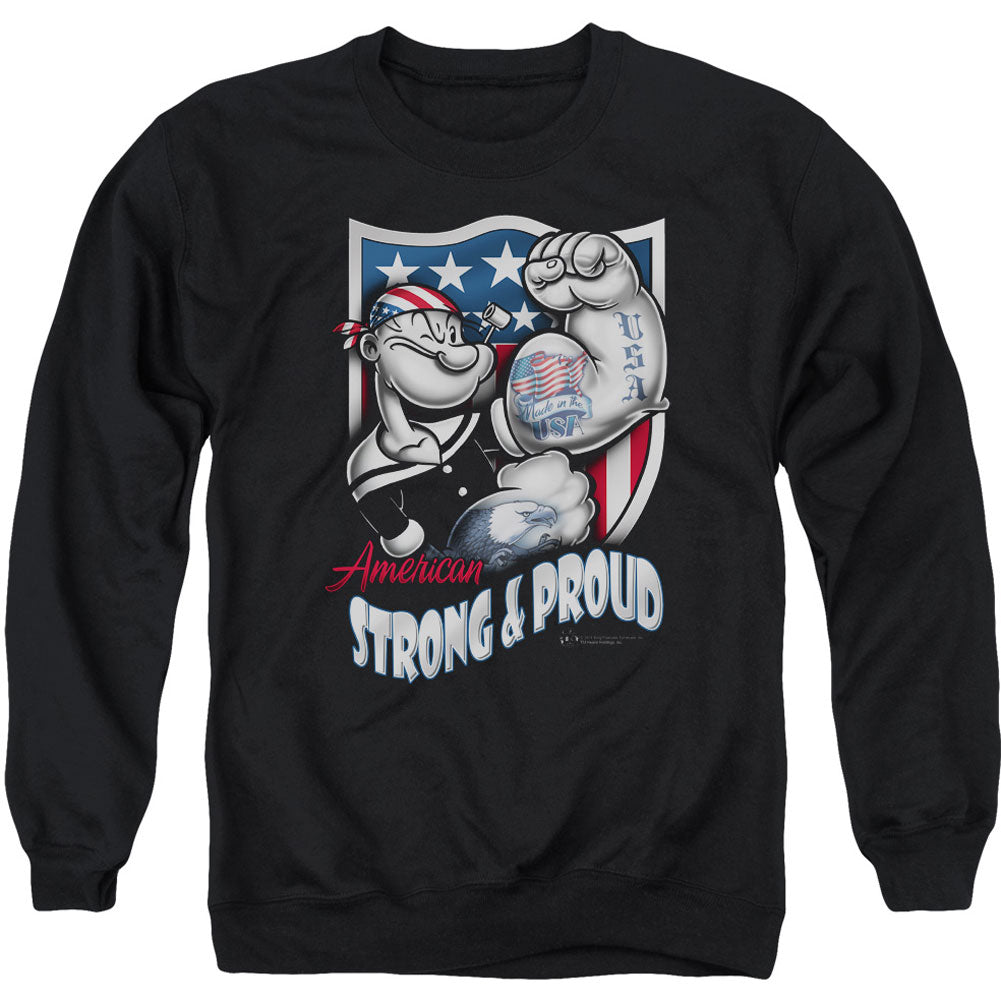 Popeye Strong & Proud Adult Sweatshirt