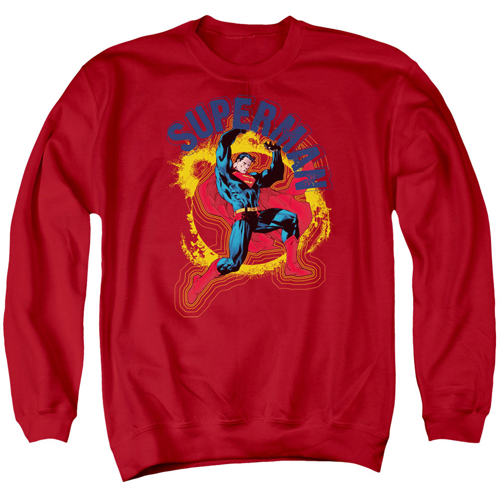 Superman A Name To Uphold Adult Sweatshirt