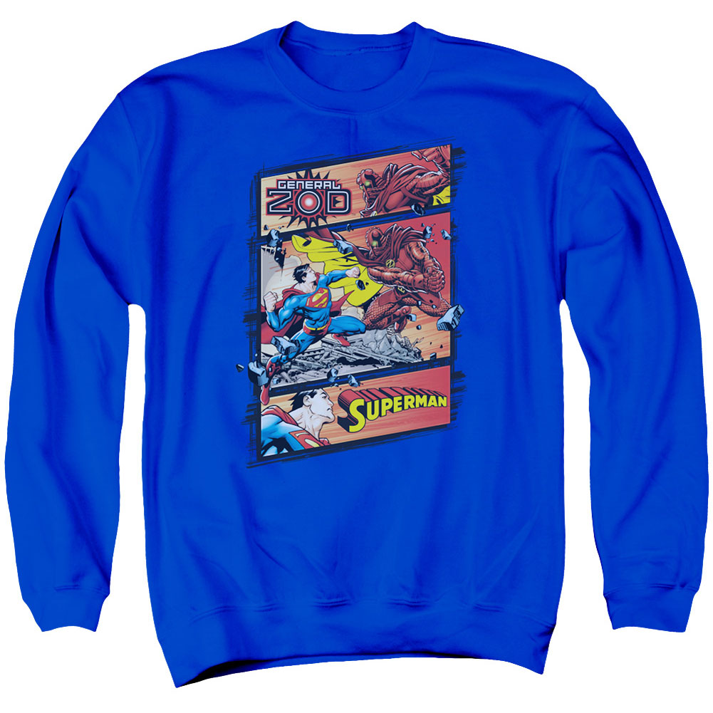 Superman Superman Vs Zod Adult Sweatshirt