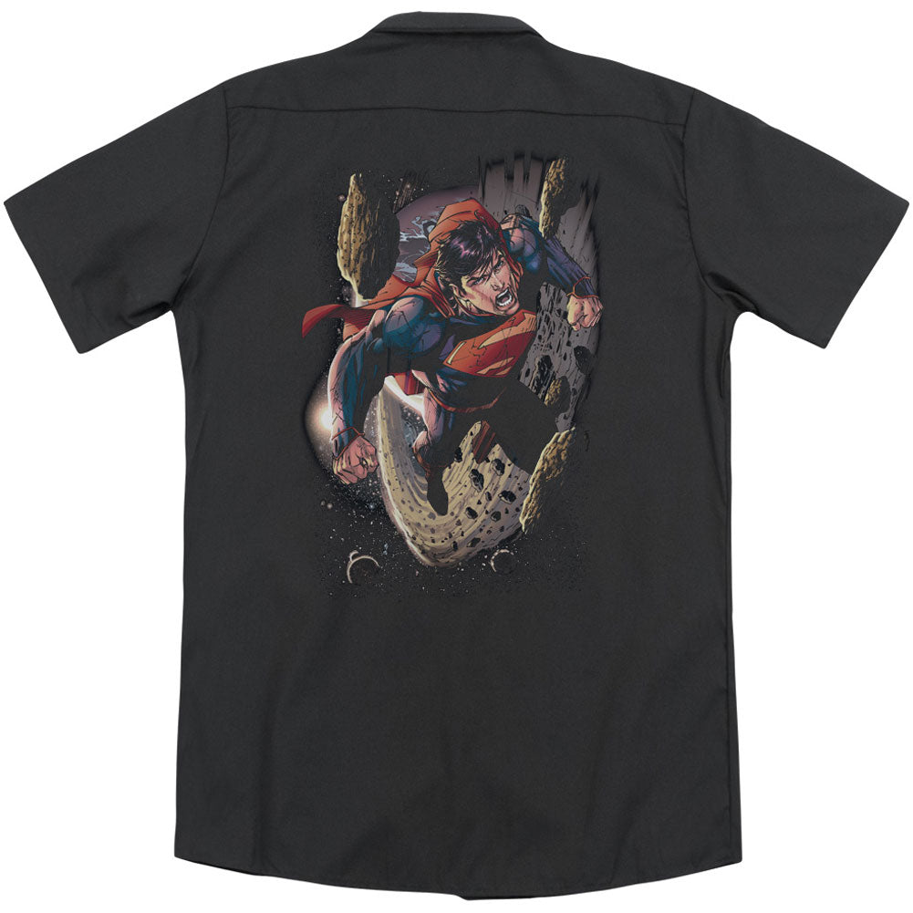 Superman Orbit(Back Print) Workshirt