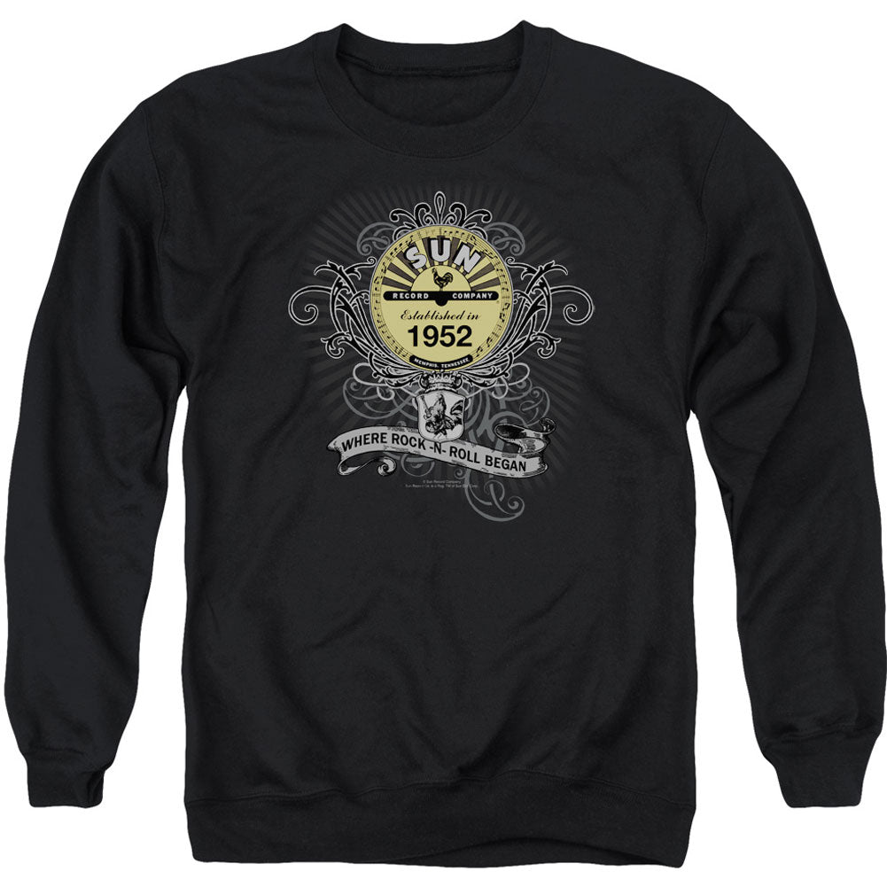 Sun Records Rockin Scrolls Adult Sweatshirt