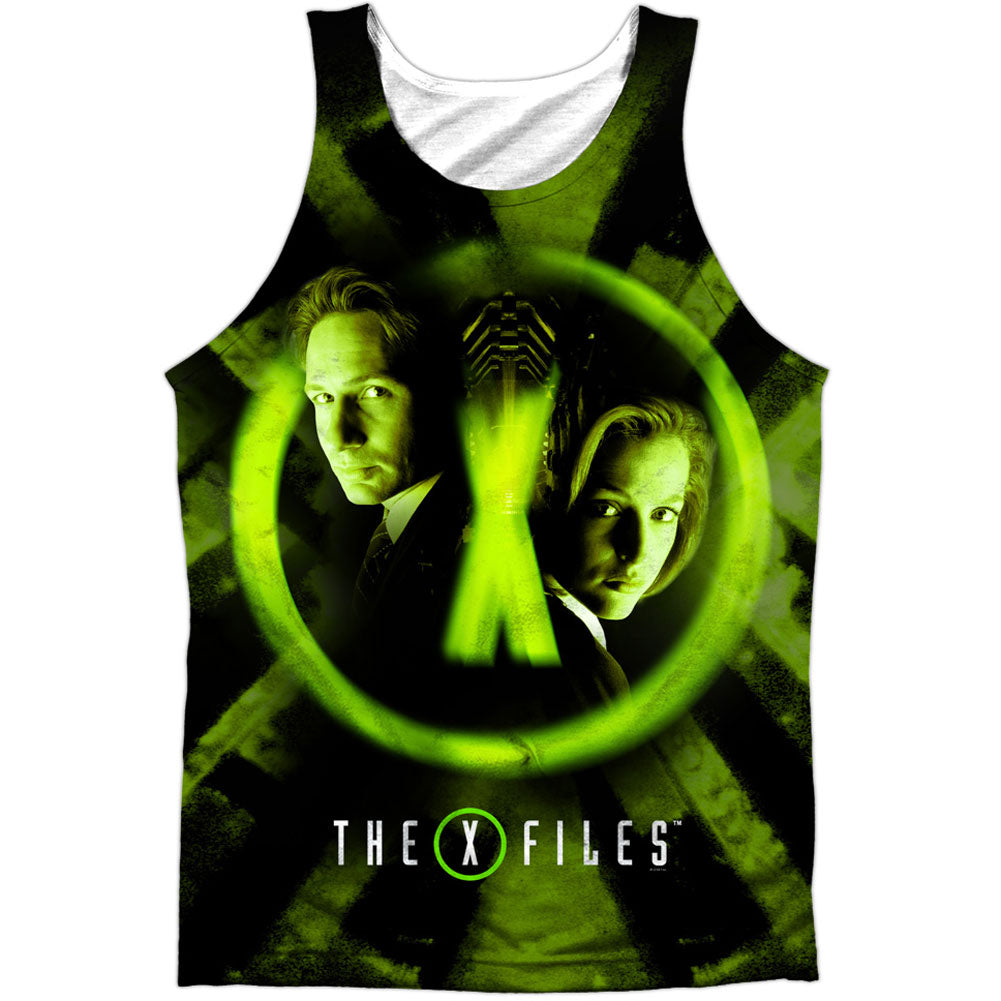 X Files Trust No One 100% Poly Mens Tank