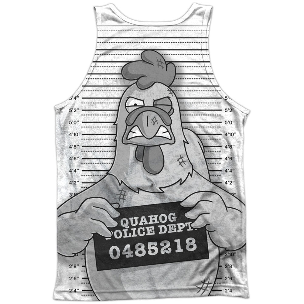 Family Guy Mug Shot 100% Poly Front/Back Print Mens Tank