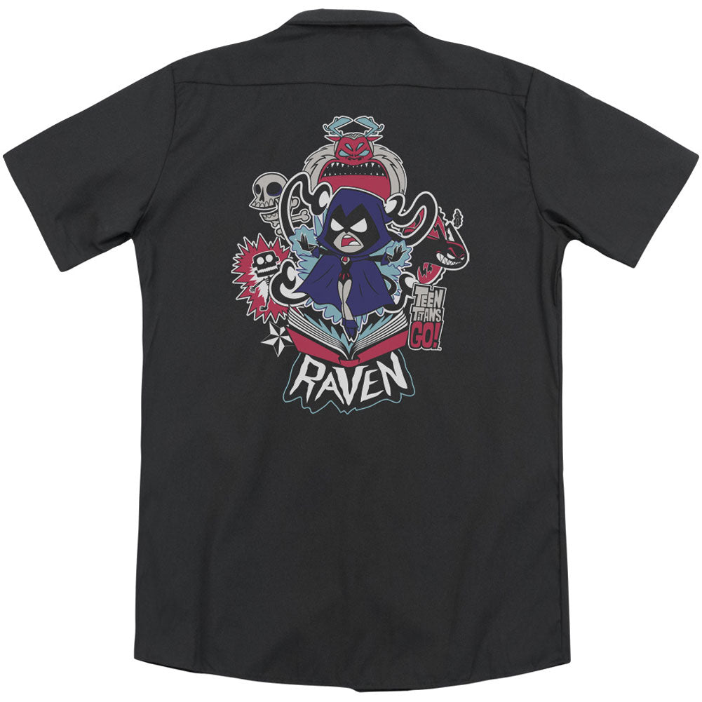 Teen Titans Go Raven(Back Print) Workshirt