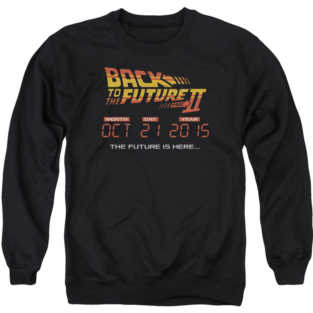 Back To The Future Future Is Here Adult Sweatshirt