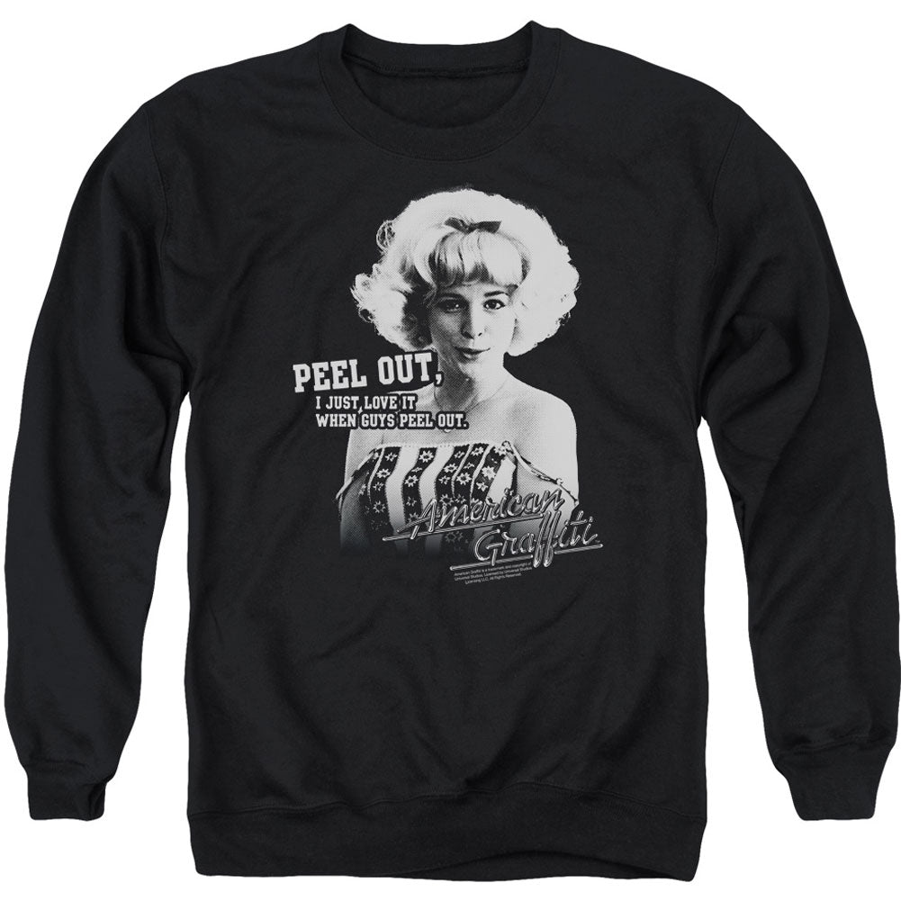 American Graffiti Peel Out Adult Sweatshirt