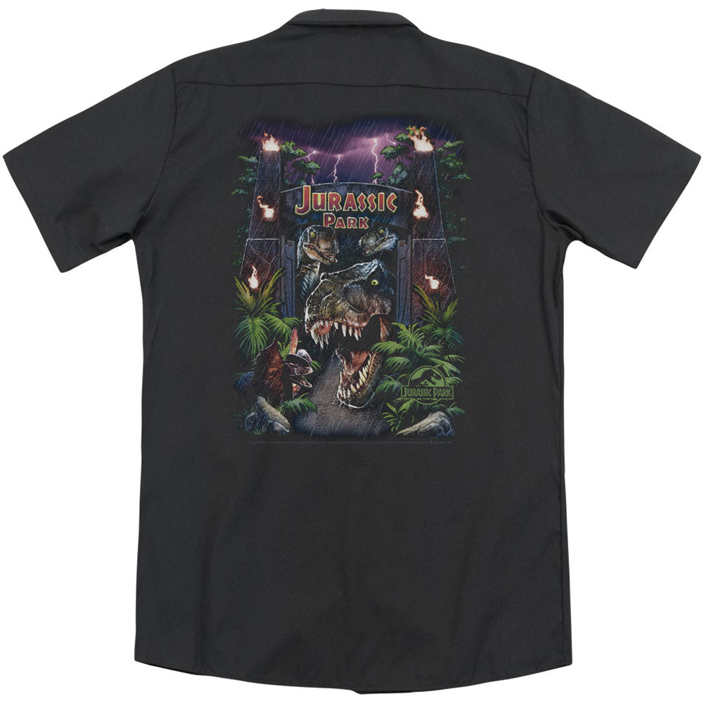 Jurassic Park Welcome To The Park (Back Print) Workshirt