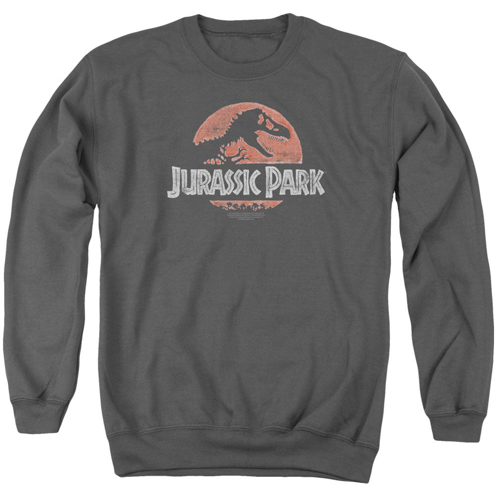 Jurassic Park Faded Logo Adult Sweatshirt