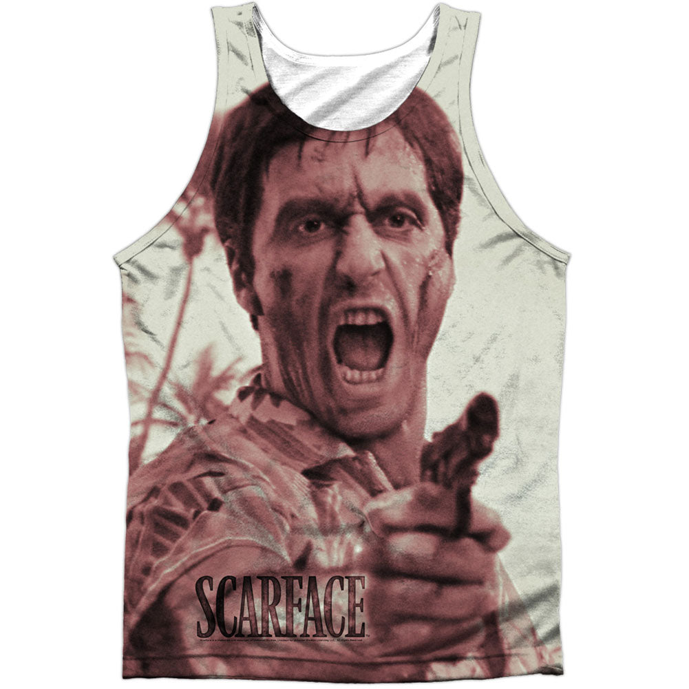 Scarface War Cry 100% Poly Mens Tank